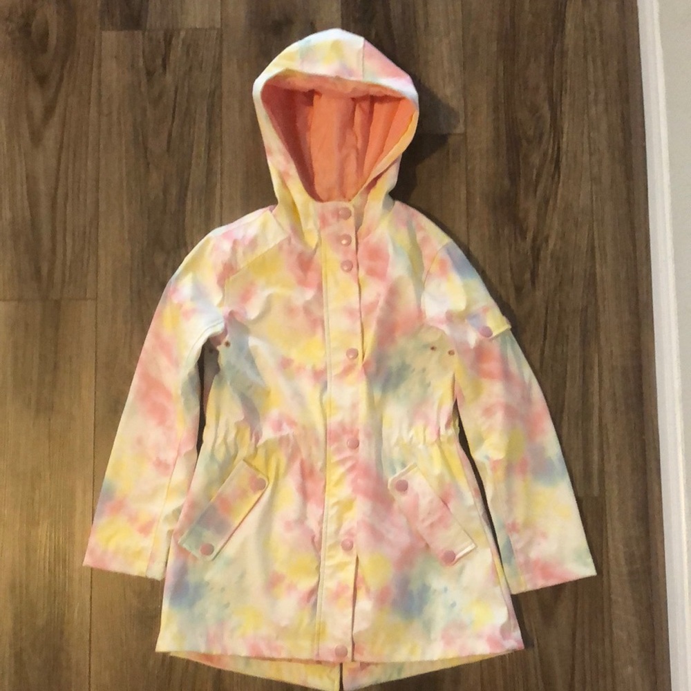 Rain jacket lined watercolor vibes